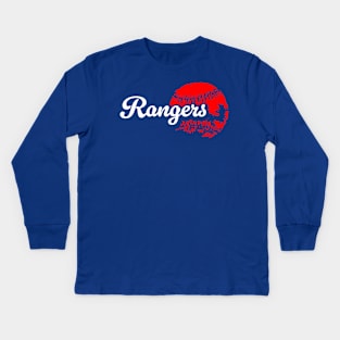 Rangers Baseball Kids Long Sleeve T-Shirt